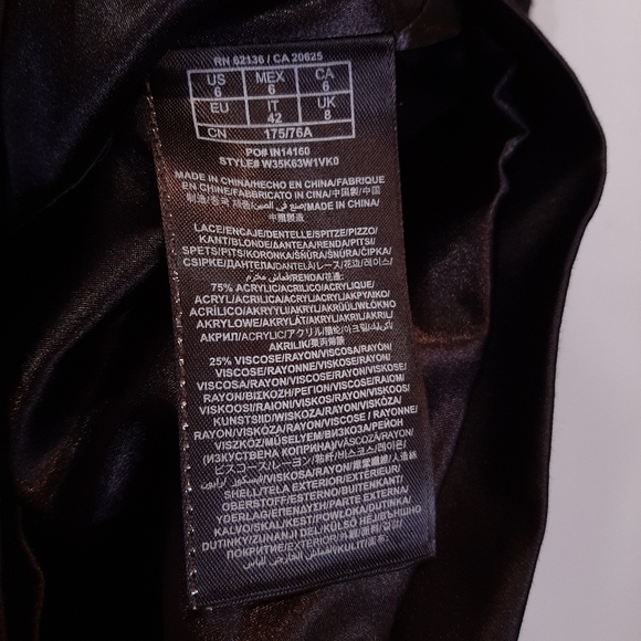 GUESS Dakota Lace Peplum Strapless Mini Dress - Picture 14 of 15